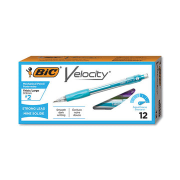 BIC® Velocity Original Mechanical Pencil, 0.9 Mm, Hb (#2.5), Black Lead, Turquoise Barrel, Dozen freeshipping - TVN Wholesale